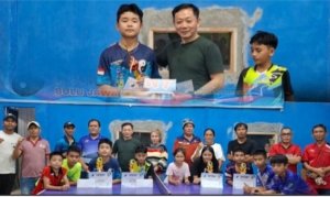 Alvino Dotulong, ‘Si Belia’ SMPN 4 Tondano, Raja Baru Tenis Meja Pemula Sulut