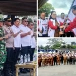 Wabup Minahasa Vanda Sarundajang Lepas 587 Kontingen Porprov, Kehormatan Jadi Pesan Utama