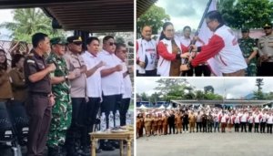 Wabup Minahasa Vanda Sarundajang Lepas 587 Kontingen Porprov, Kehormatan Jadi Pesan Utama