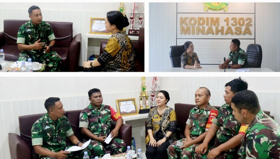 Penelitian Strategi Ketahanan Pangan di Wilayah Kodim 1302/Minahasa, Kapten Sutrisno Dampingi Mahasiswa S2 UNHAN