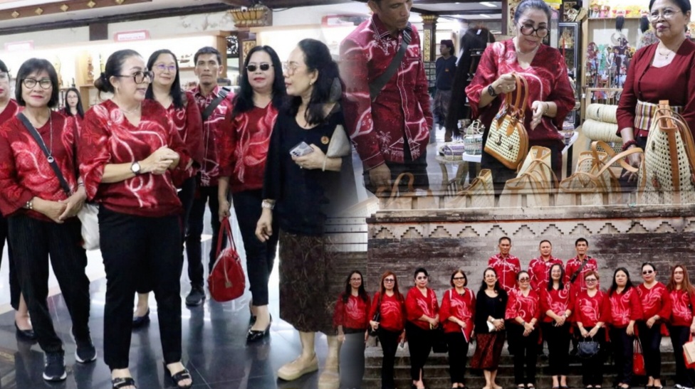 MWL Pimpin Dekranasda Minahasa Perluas Wawasan Industri Kerajinan di Denpasar