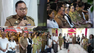 Bupati Minahasa dan Jajaran Melayat ke Rumah Duka Lenny Runtu