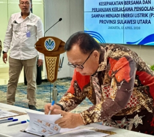 Bupati Minahasa Teken Kerja Sama Pengolahan Sampah Menjadi Energi Listrik