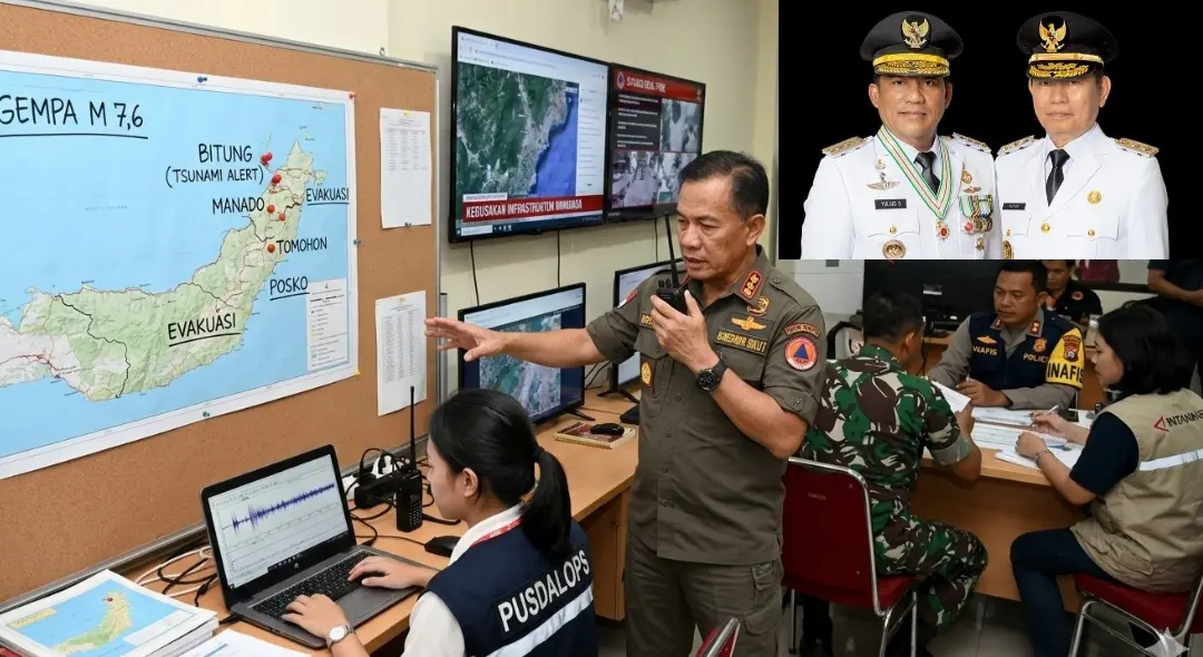 Pemprov Sulut Aktifkan Posko Darurat Pascagempa Magnitudo 7,6