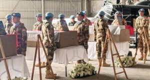 Tiga Prajurit TNI Gugur di Lebanon Tiba Sore Ini di Bandara Soetta, KSAD Pimpin Upacara Persemayaman