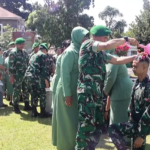 Kodim 1302/Minahasa Gelar Korps Raport Kenaikan Pangkat 25 Prajurit