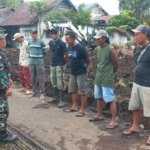 Danramil Tondano Motivasi Pekerja Pembangunan KDKMP di Kelurahan Sasaran