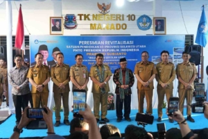 Bupati Minahasa Selatan Hadiri Peresmian Revitalisasi Sekolah se-Sulut