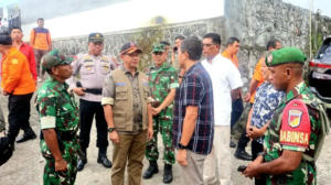 Dampingi Kepala BNPB, Kodim 1302/Minahasa Pantau Pemulihan Pascagempa