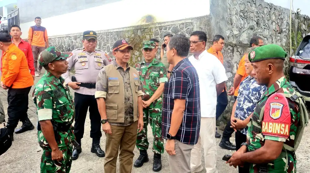 Dampingi Kepala BNPB, Kodim 1302/Minahasa Pantau Pemulihan Pascagempa