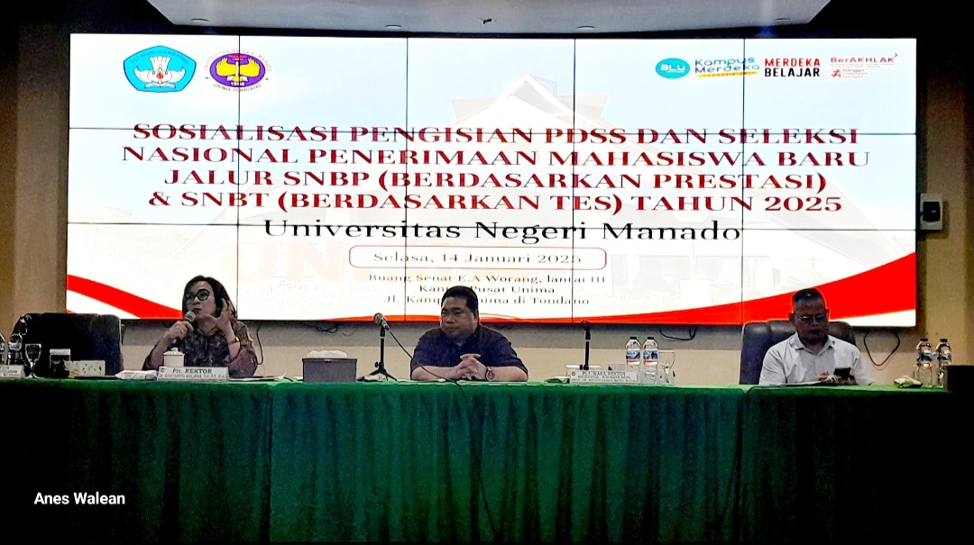 Plt. Rektor Unima Dr Chatarina Muliana Lakukan Evaluasi Kuota Penerimaan Mahasiswa Baru