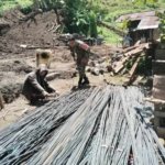 Babinsa Kodim 1302/Minahasa Pantau Awal Pembangunan Jembatan di Ratahan Timur