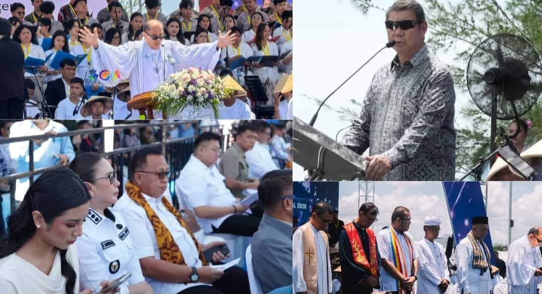 Dihadiri Utusan Khusus Presiden, Bupati dan Wabup Minahasa Ikuti Paskah Nasional di Megamas
