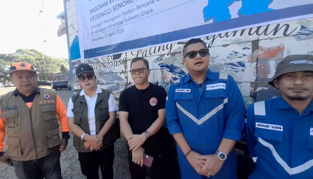 Sinergi BPBD Minahasa dan DSLNG Salurkan Bantuan bagi 164 Korban Gempa
