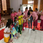Kreativitas Anak di Aula Tansa Trisna Polres Minahasa