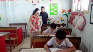 Pesan Doa dan Perhatian Kecil Vanda Sarundajang di Balik Lembar USAJ Siswa SD Katolik