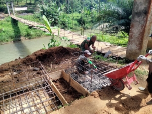 TMMD Dikebut, Jembatan Lompad Lama Capai 59 Persen