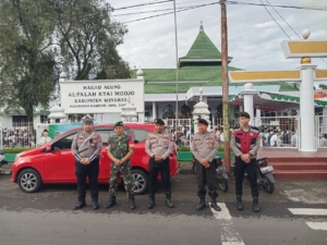 Polres Minahasa Mengamankan Rangkaian Ibadah Idul Adha