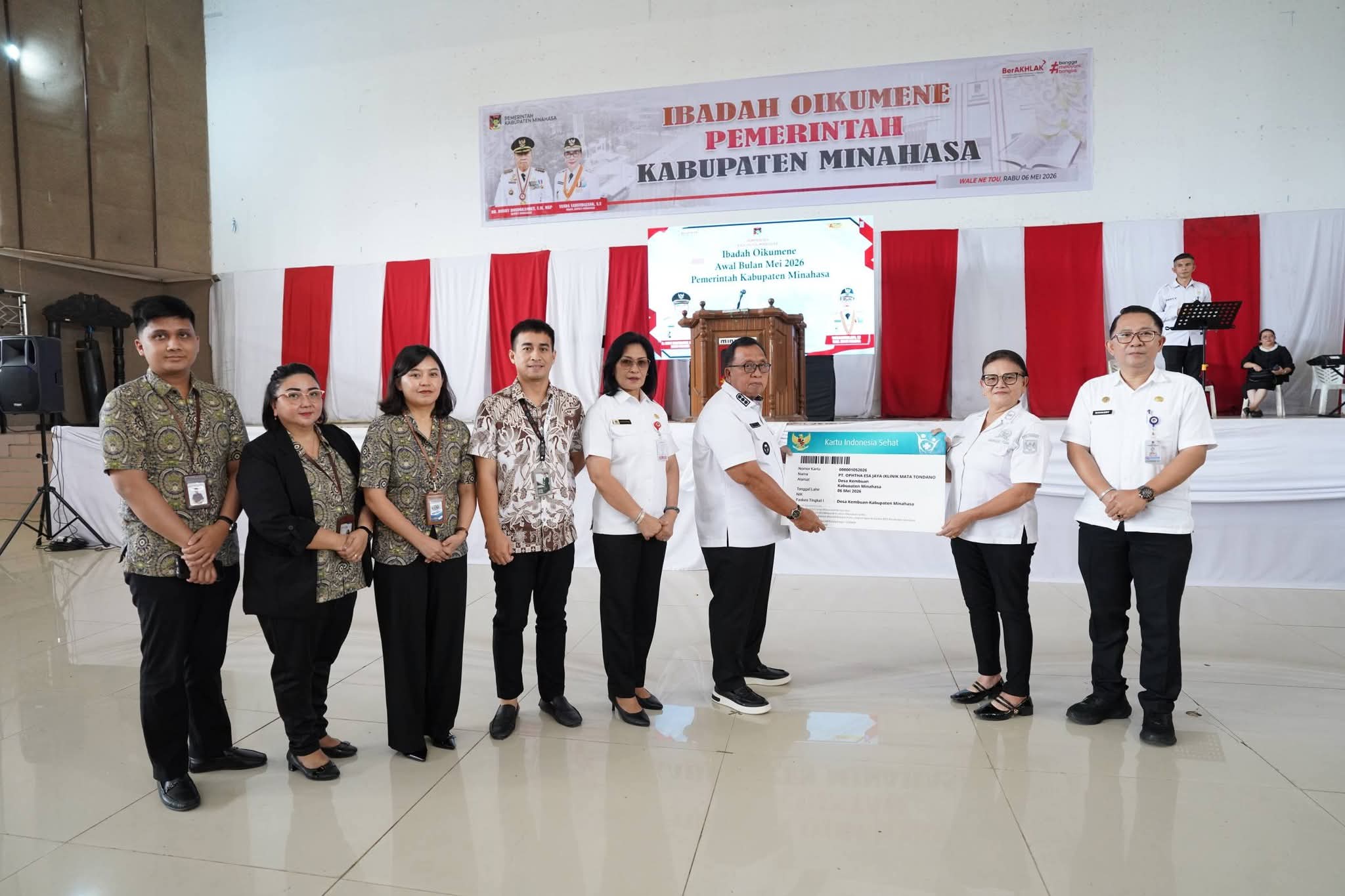 PT Ophtha Esa Jaya Tanggung Iuran JKN 250 Warga Kembuan Lewat CSR