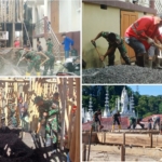 Karya Bakti Kodim 1302/Minahasa Percepat Pembangunan Gereja Katolik Sonder