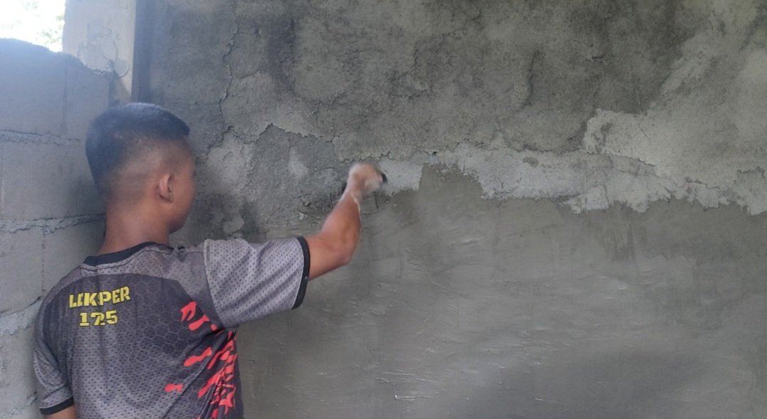 Dua Desa Satu Semangat, Satgas TMMD Kodim 1302 Minahasa Genjot Pembangunan Rumah Layak Huni