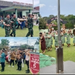 Suara Bambu, Senyum Persaudaraan, Potret Hangat di Halaman Makodim 1302/Minahasa