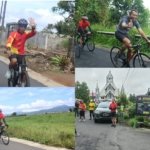 Dandim 1302 Minahasa Dampingi Pangdam Jelajahi Rute Sepeda Santai