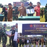 Tutup TMMD ke-128, Kodim 1302 Minahasa Serahkan Proyek Infrastruktur Desa