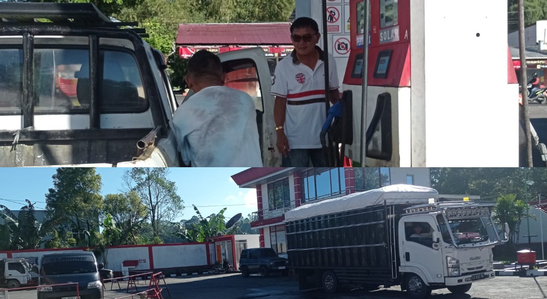 Siasat Nomor Antrean SPBU Kawangkoan Mengurai Kusut Solar