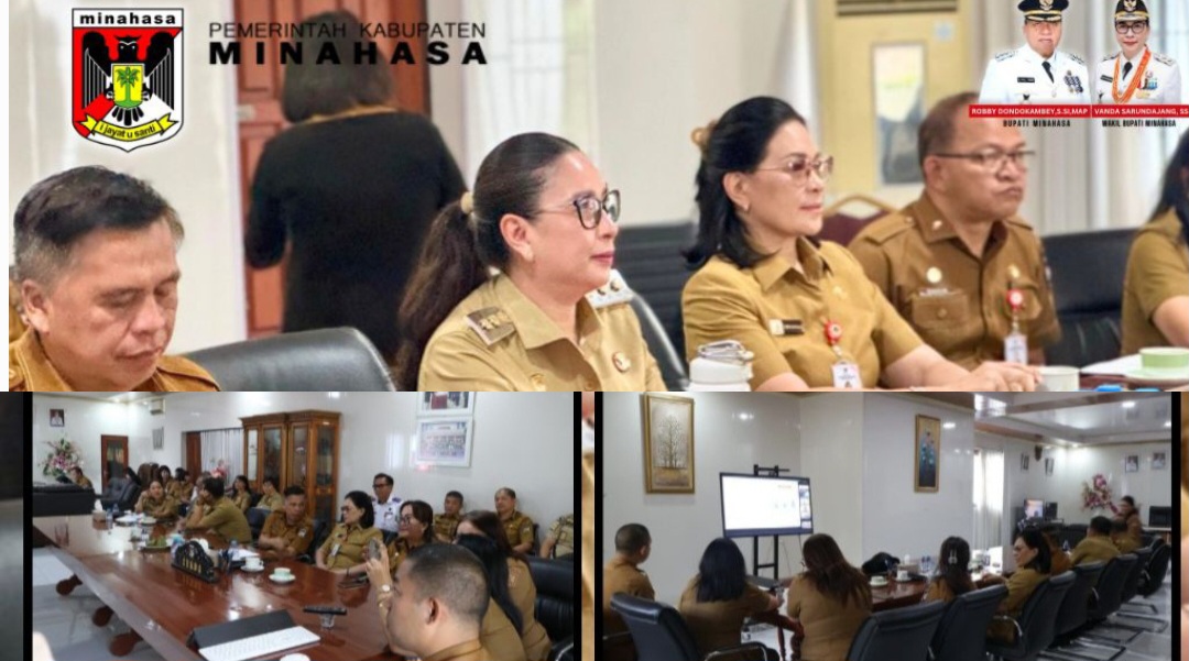 Wabup Vanda Sarundajang Pimpin Rakor Pengendalian Inflasi dan Program 3 Juta Rumah