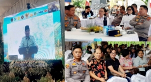Wabup Vanda Sarundajang Hadiri Panen Jagung di Sonder dan Peresmian Gudang Pangan secara Virtual