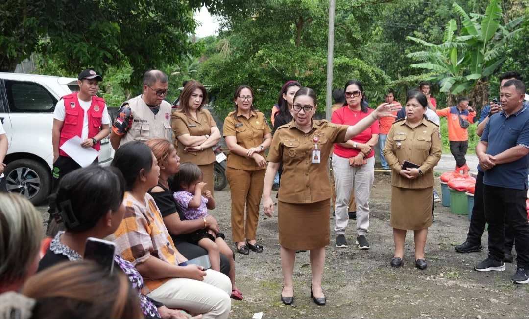 Kehadiran Wakil Bupati Minahasa Pastikan Penanganan Korban Puting Beliung