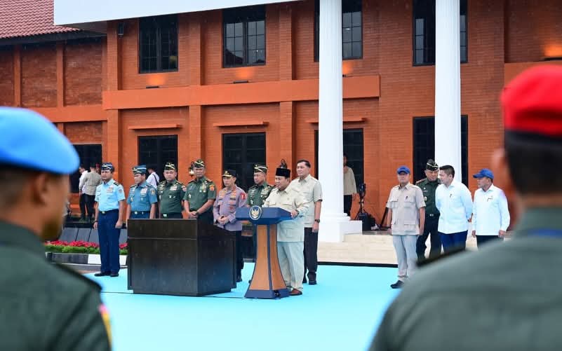 Presiden Prabowo Resmikan Museum dan Perpustakaan Seskoad di Bandung