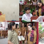 Membuka Soal, Memastikan Gizi: Langkah Wabup Vanda Sarundajang di SDN 4 dan 8