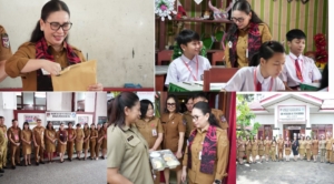 Membuka Soal, Memastikan Gizi: Langkah Wabup Vanda Sarundajang di SDN 4 dan 8