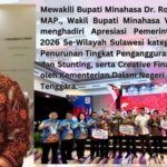 Wabup Minahasa Hadiri Apresiasi Pemerintah Daerah Berprestasi Se-Sulawesi