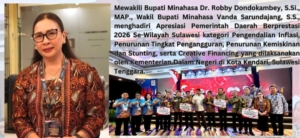 Wabup Minahasa Hadiri Apresiasi Pemerintah Daerah Berprestasi Se-Sulawesi