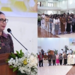 Perayaan 25 Tahun Imamat Pastor Fanny, Wabup Vanda Ajak Umat Rawat Kerukunan