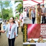 Wakil Bupati Minahasa Sambut Gubernur Yulius Selvanus dalam Sidang Raya Ke-XXXV KGPM