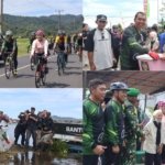 Sambut HUT Kodam, Kodim 1302 Minahasa Gelar Fun Bike Peduli Lingkungan