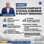 Dugaan Kampanye Staf Khusus Uji Netralitas Pilhut Minahasa