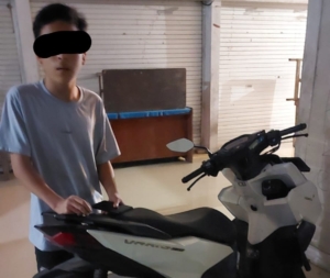 Tim UPRC Samapta Polres Minahasa Tangkap Remaja Terduga Pencuri Motor
