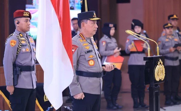Kapolri Pimpin Upacara Kenaikan Pangkat 41.578 Personel, Empat Perwira Tinggi Raih Bintang Tiga