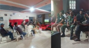 Dekatkan Diri dengan Warga, Koramil 1302-02 Eris Gelar Nonton Bareng Piala Dunia
