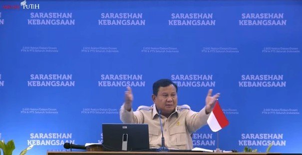 Hadiri Sarasehan Kebangsaan, Prabowo Terima Banyak Masukan dan Janji Bakal Ditindak Lanjuti