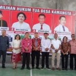 Mengintip Pesta Demokrasi di Desa Kamangta, Visi dan Misi Boleh Beda Tetapi Ingat Torang Samua Basudara