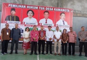 Mengintip Pesta Demokrasi di Desa Kamangta, Visi dan Misi Boleh Beda Tetapi Ingat Torang Samua Basudara