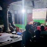Koramil 1302-14/Amurang Rangkul Warga Lewat Nonton Bareng Piala Dunia