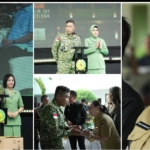 Wabup Minahasa Vanda Sarundajang Hadiri Serah Terima Jabatan Danrem 131/Santiago
