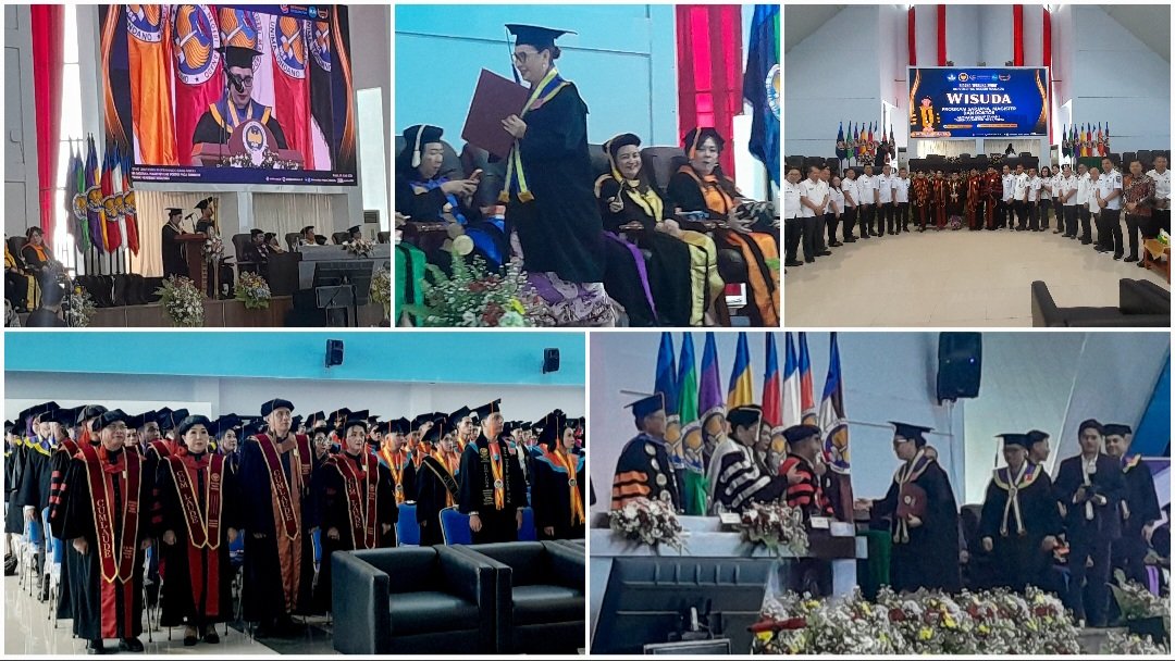Resmi Diwisuda di Unima, Wabup Vanda Sarundajang: Tanpa Karakter, Segala-galanya Hilang